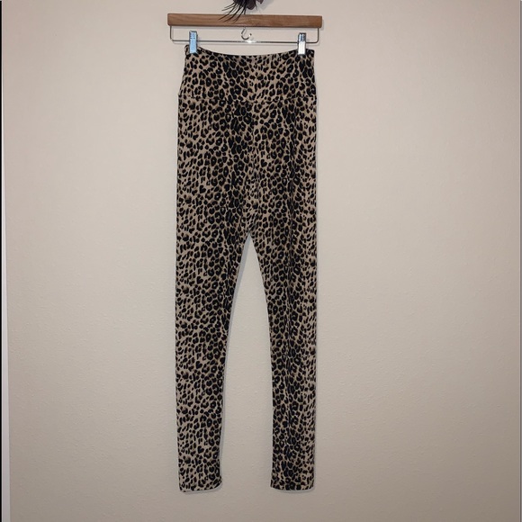 Pants - Leopard print super high waist leggings